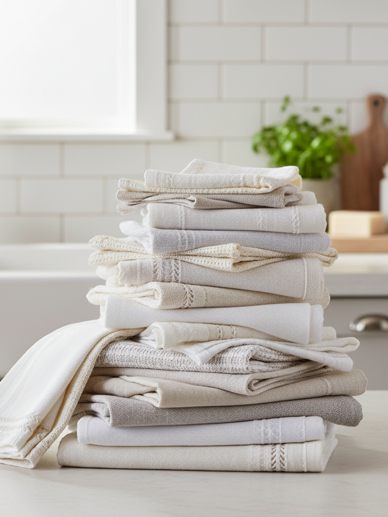 Repasadores en cocina moderna